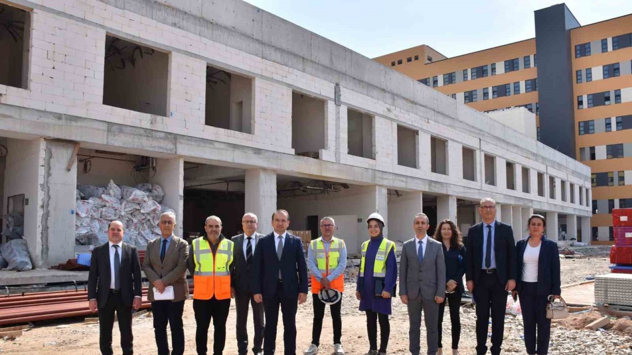 Aydın Şehir Hastanesi’nde çalışmalar hız kesmiyor