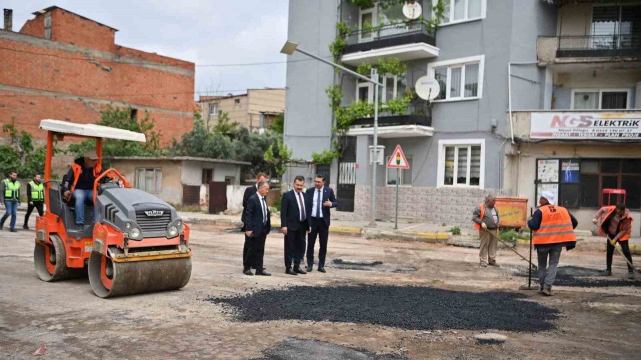 Balıkesir Büyükşehrin asfalt çalışmaları tam gaz