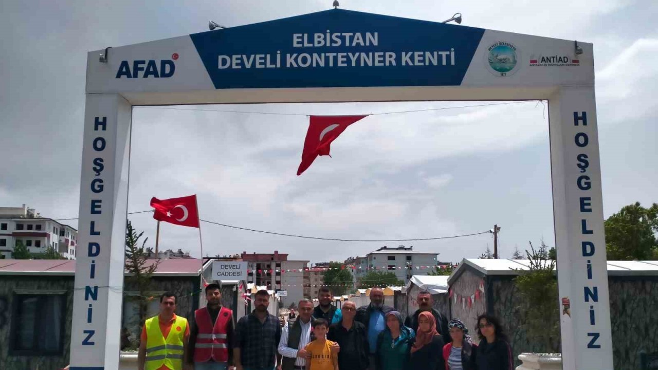 Başkan Cabbar’dan Elbistan Develi Konteyner Kent e ziyaret