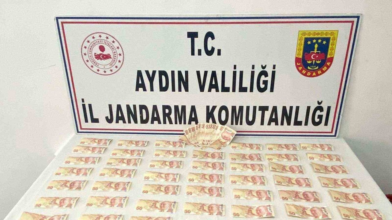 Binlerce lira sahte para ile yakalandı