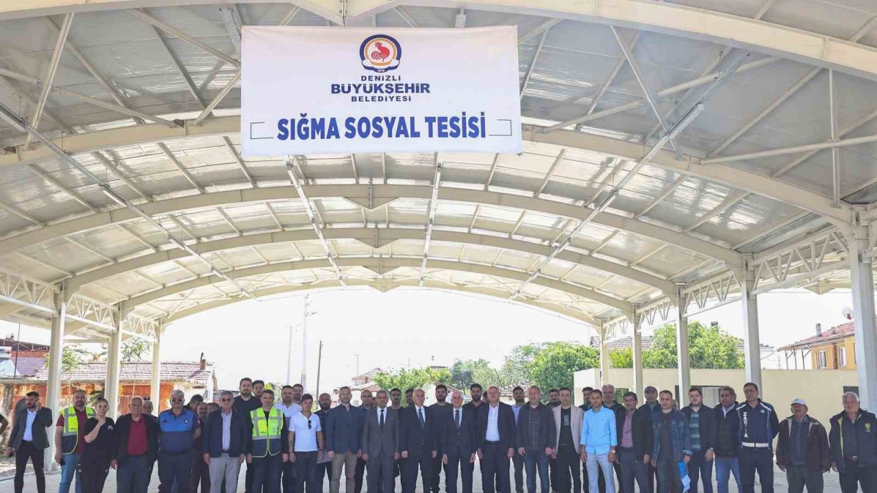 Büyükşehir Sarayköy Sığma’ya sosyal tesis kazandırdı