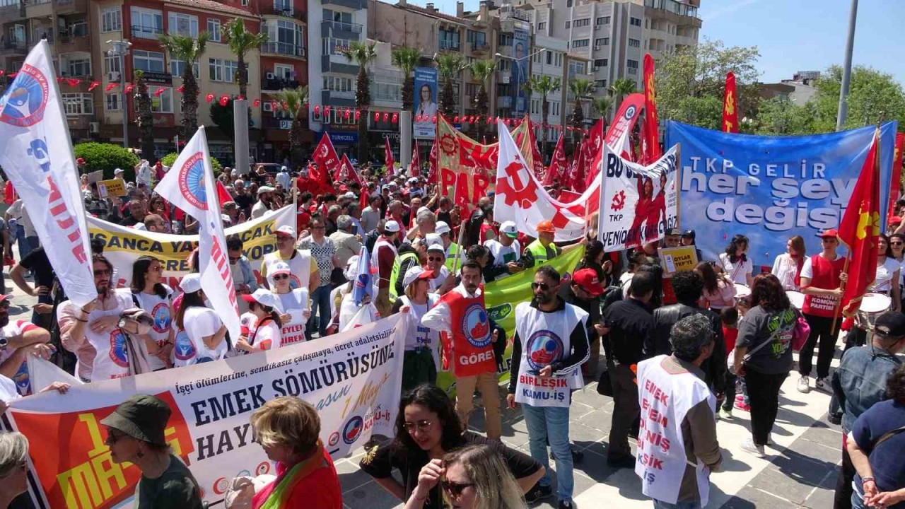 Çanakkale’de 1 Mayıs coşkuyla kutlandı