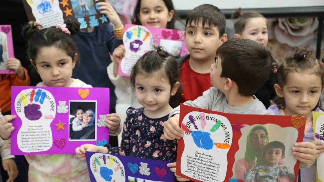 Çocuklardan Anneler Günü sürprizi