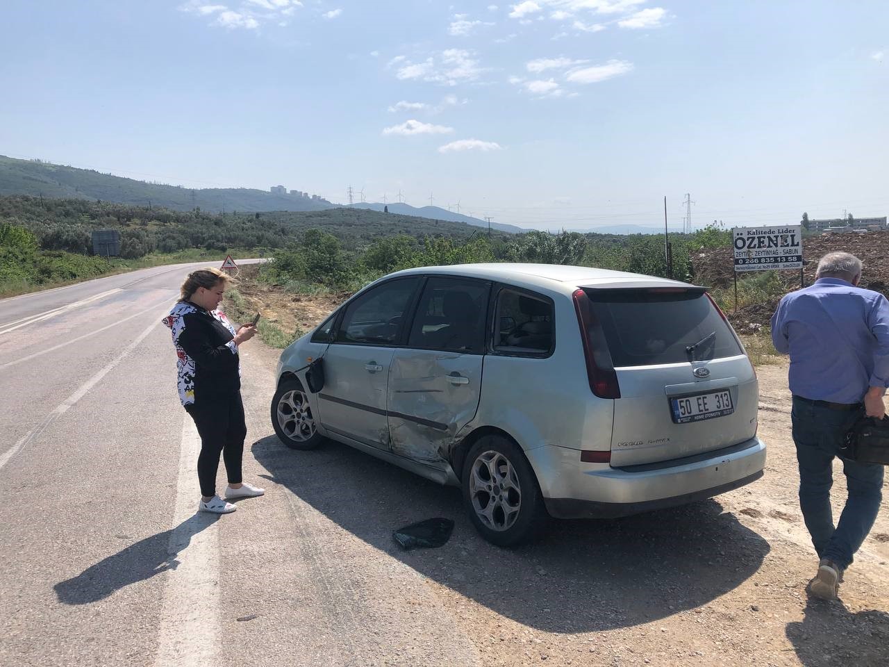 Erdek’te trafik kazası: 1 yaralı