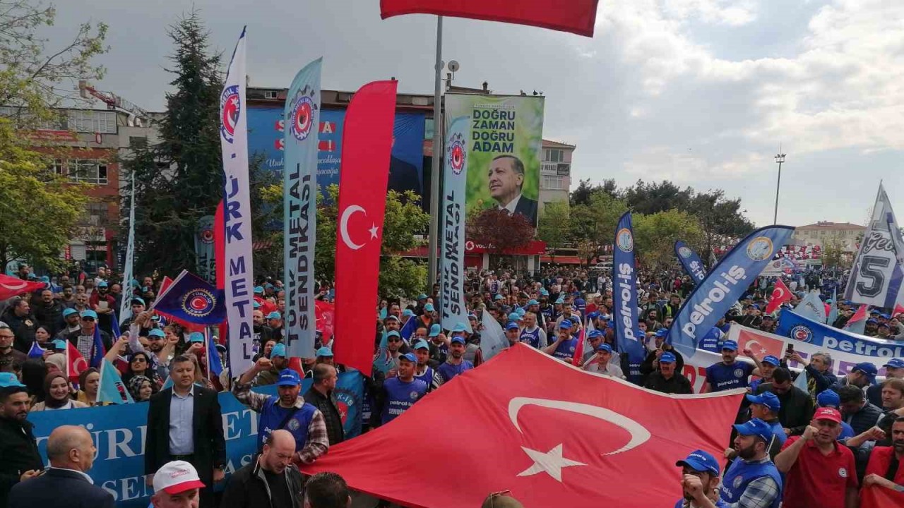 Gebze’de 1 Mayıs coşkuyla kutlandı