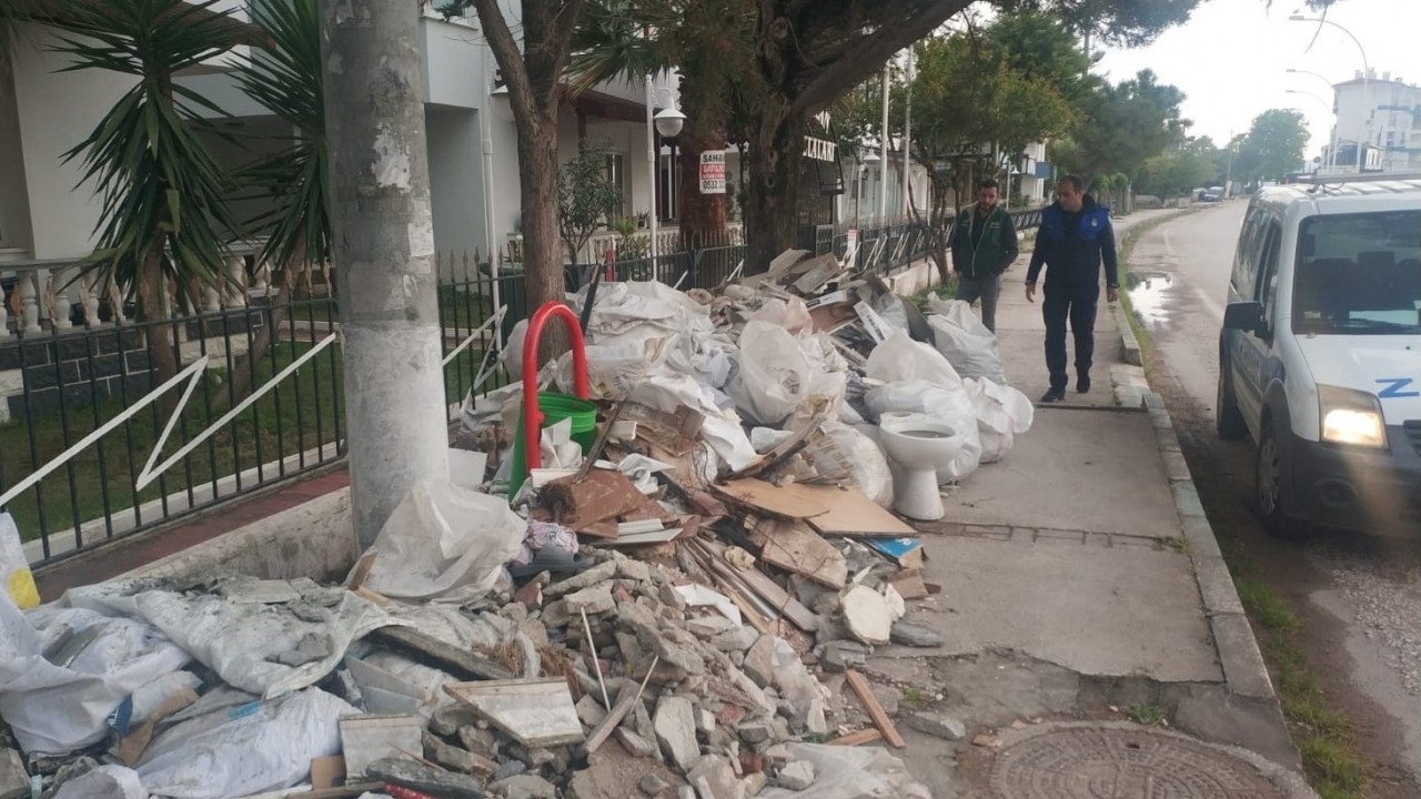 Gemlik’te hafriyat atıklarını evden alma dönemi başladı