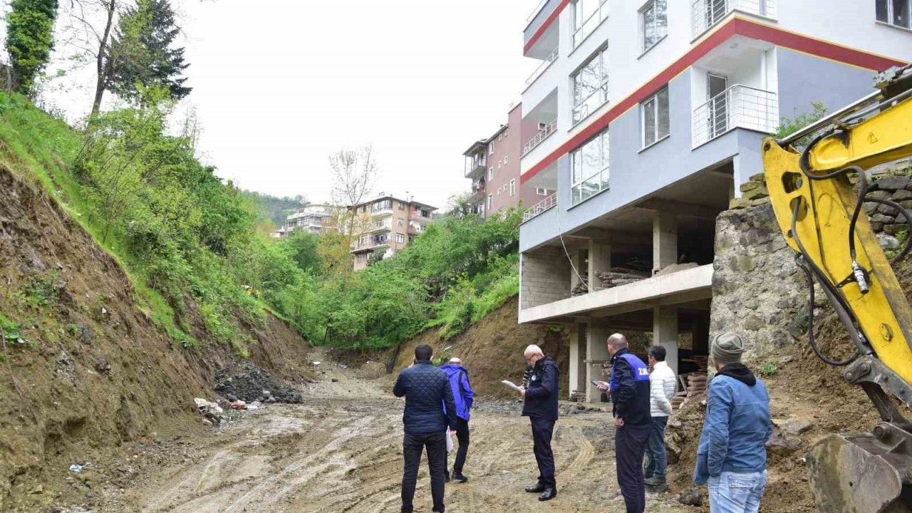 Giresun’da dere yatakları denetim altında