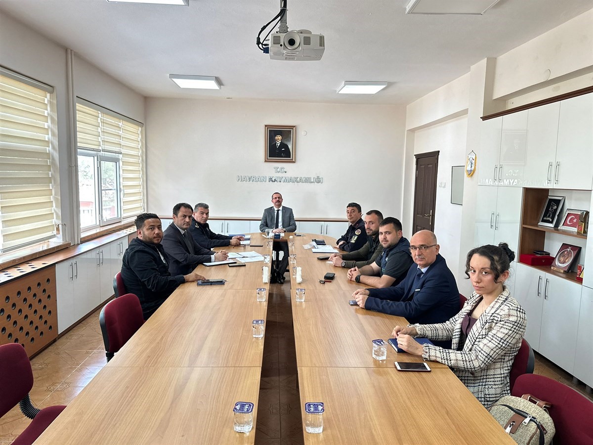 Havran’da seçim güvenlik toplantısı yapıldı