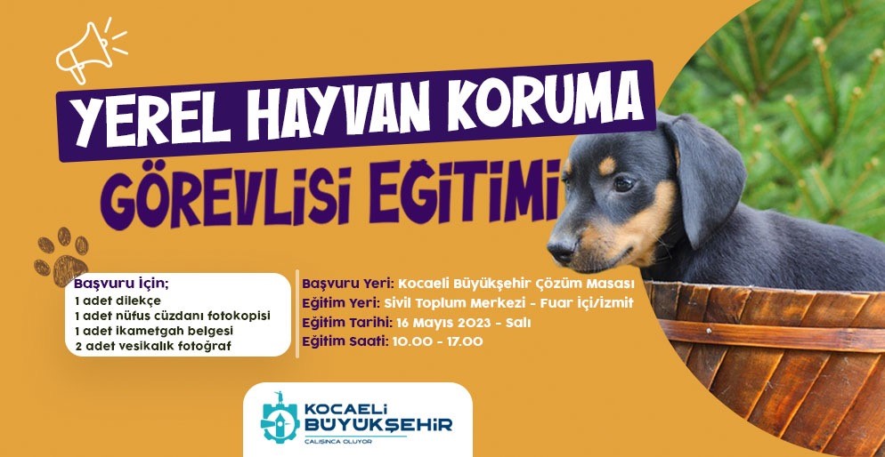 Hayvan koruma görevlisi olmak isteyenlere eğitim veriliyor