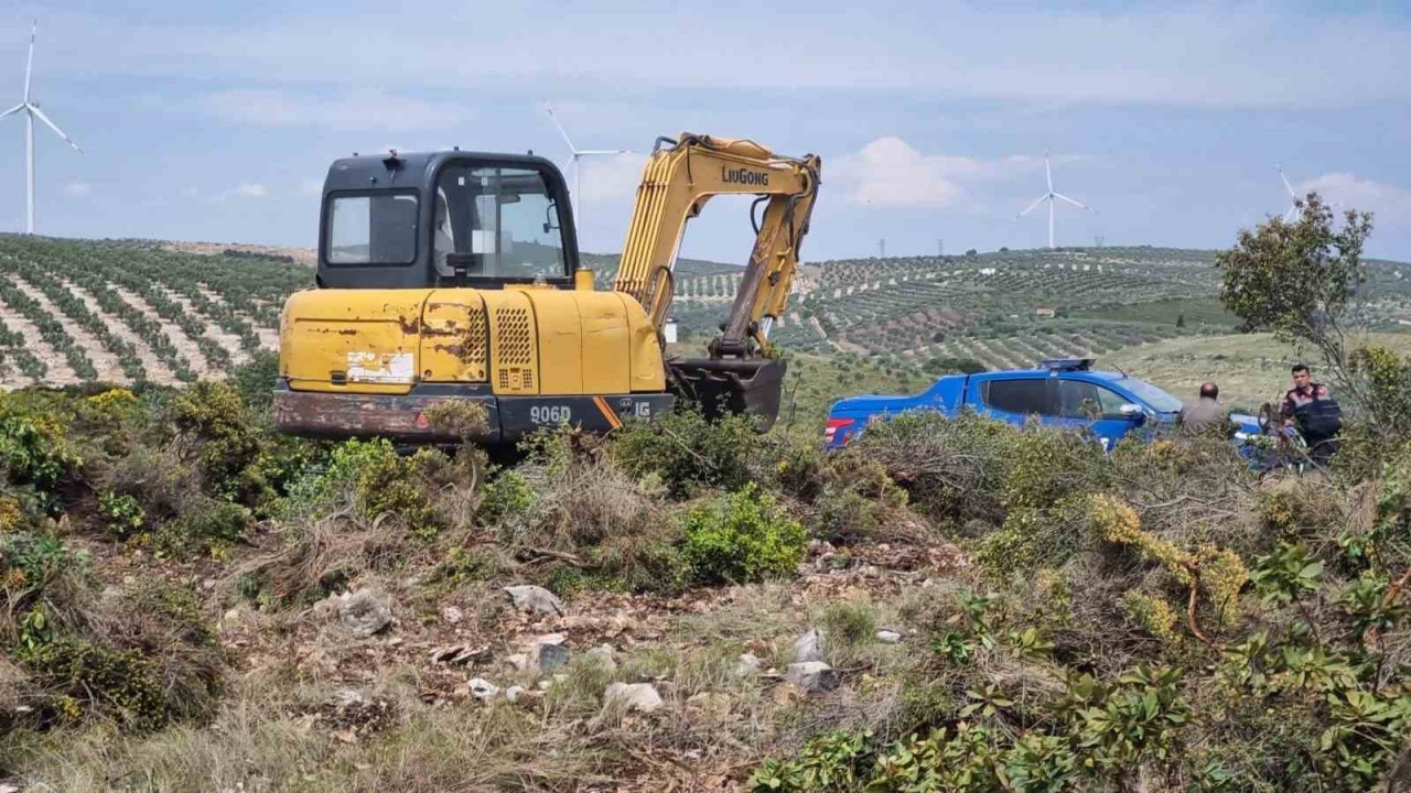 Hazine arazisine izinsiz yer açan şahsa jandarma “dur” dedi