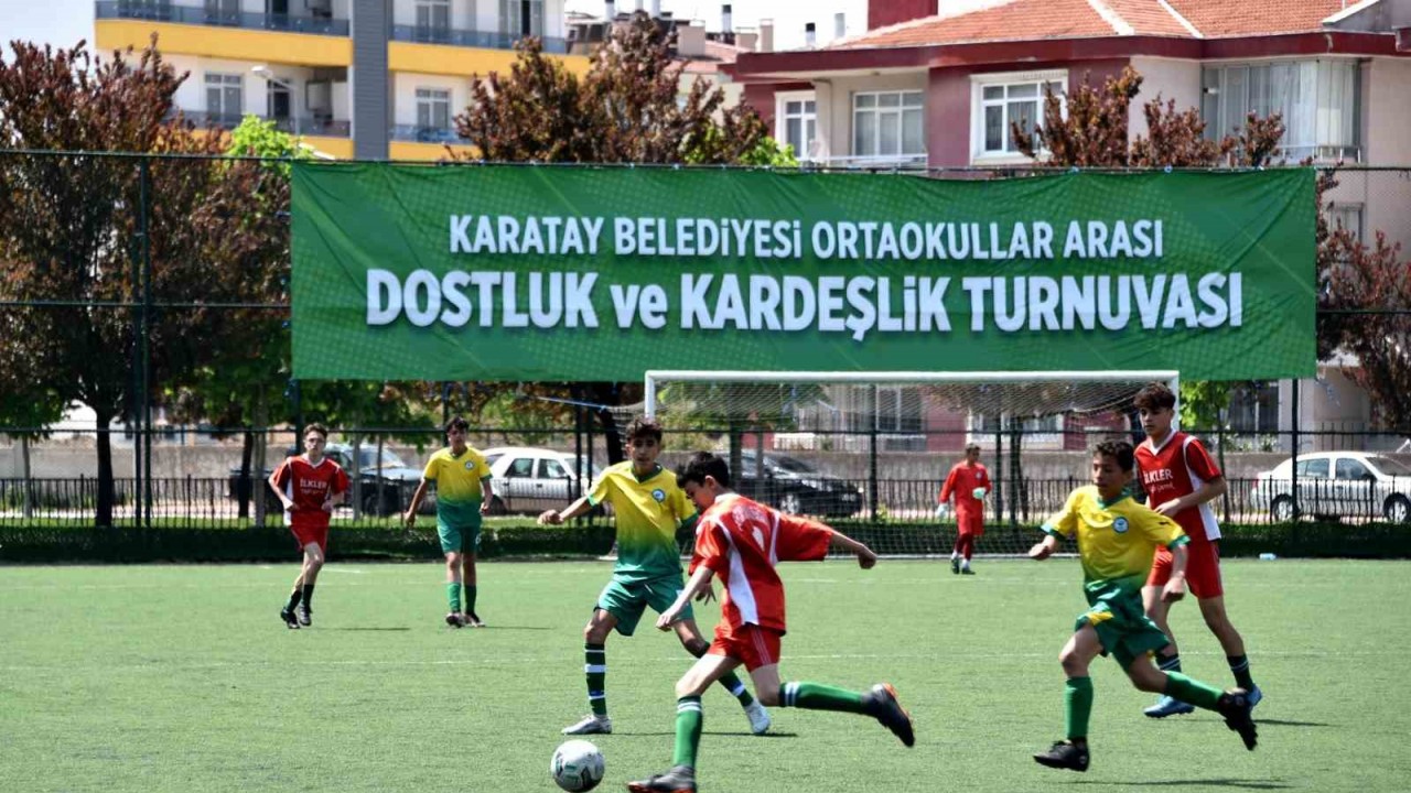 Karatay’da “Ortaokullar Arası Dostluk ve Kardeşlik Futbol Turnuvası” başladı