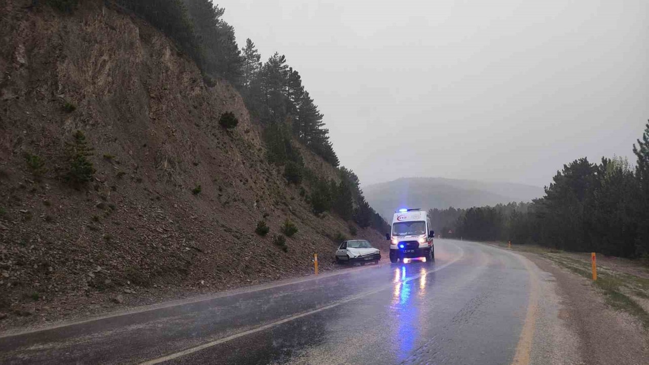 Kastamonu’da trafik kazası: 1 yaralı