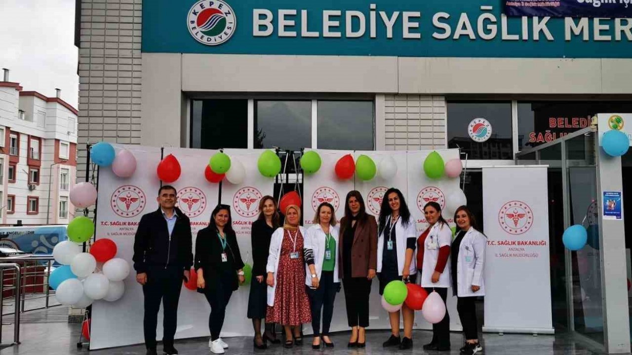 Kepez’de aşı haftası etkinliği