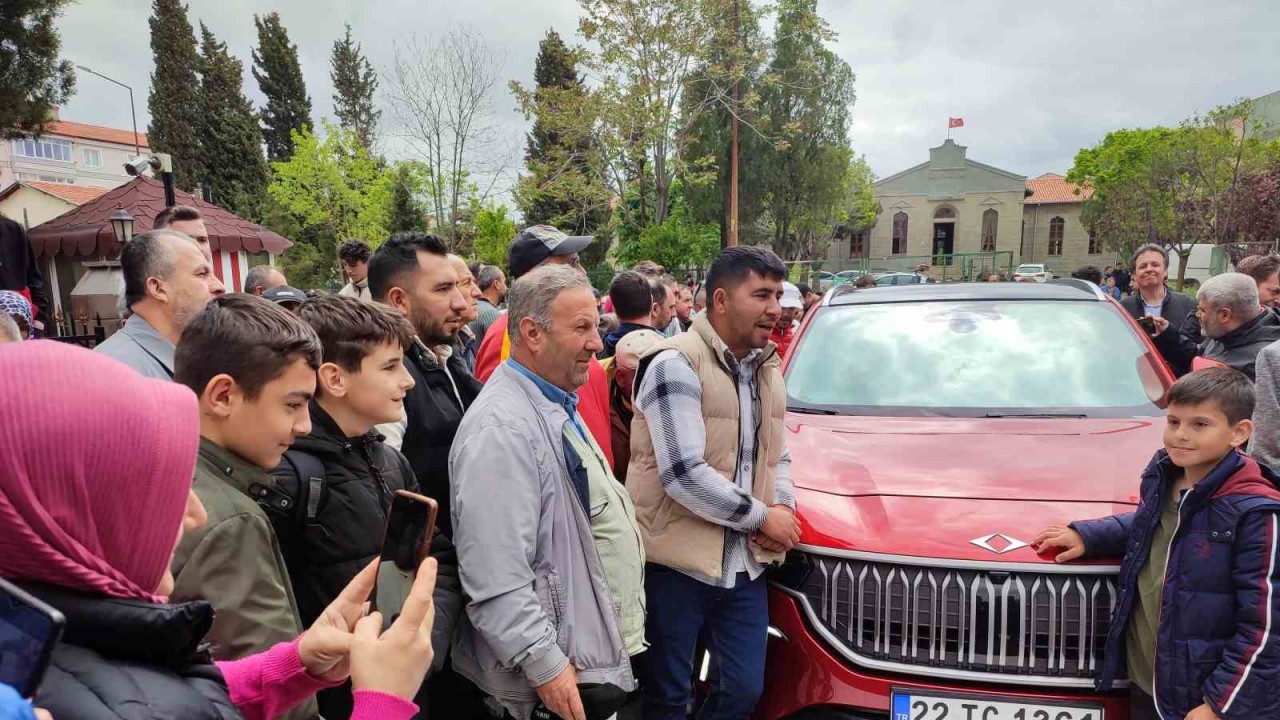 Keşan’da tanıtılan Togg büyük ilgi çekti