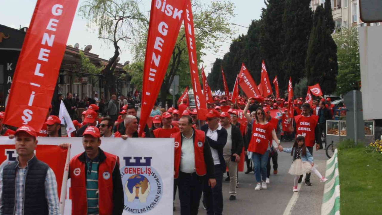 Kırklareli’nde 1 Mayıs kutlamaları