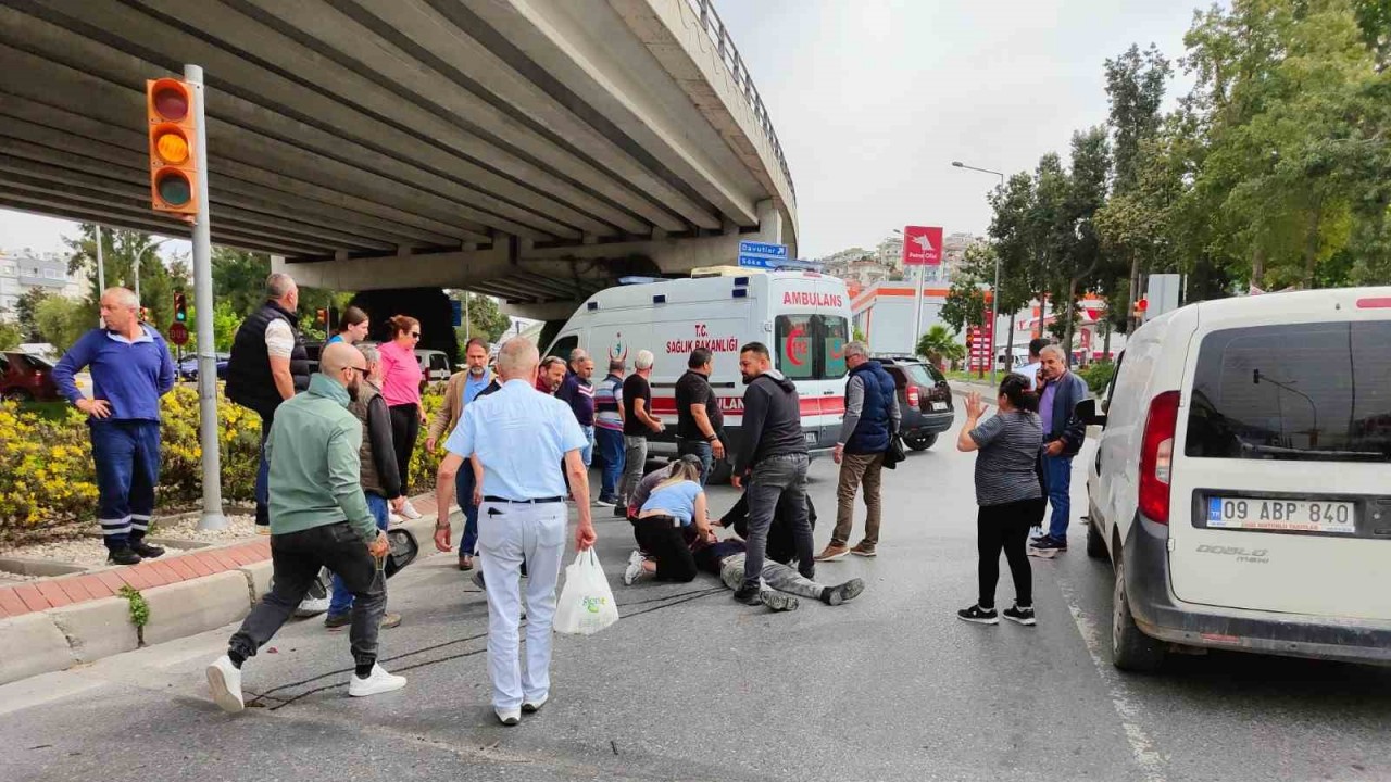 Kırmızı ışık ihlali yapan sürücü kazaya neden oldu