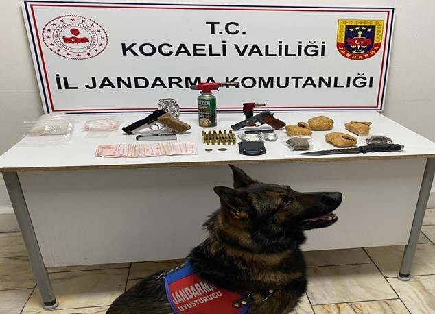 Kocaeli Jandarma’dan uyuşturucu operasyonu