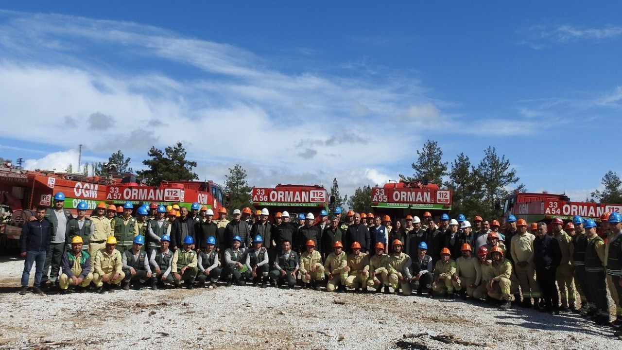 Mersin’de yangın ekipleri işbaşı eğitimleri tamamlandı