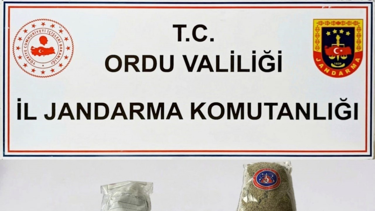 Ordu’da uyuşturucu operasyonu: 2 gözaltı