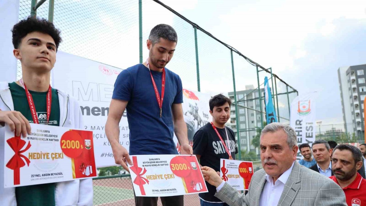 Şanlıurfa’da dereceye giren sporculara ödül