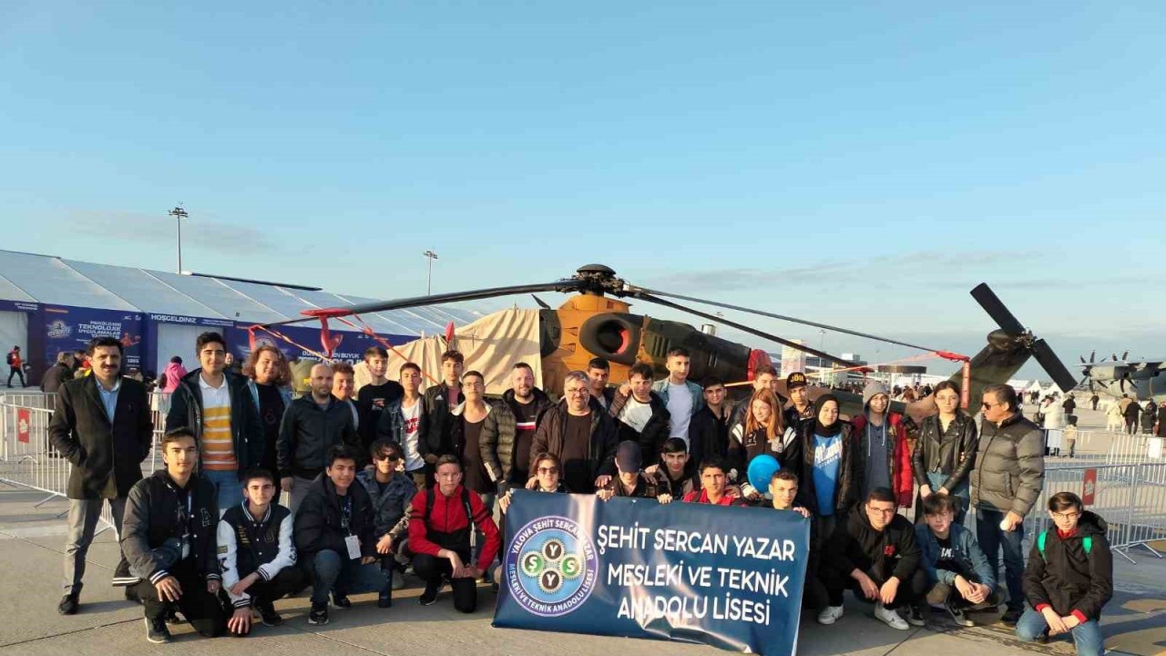 Şehit Sercan Yazar Meslek Lisesi öğrencileri TEKNOFEST’te