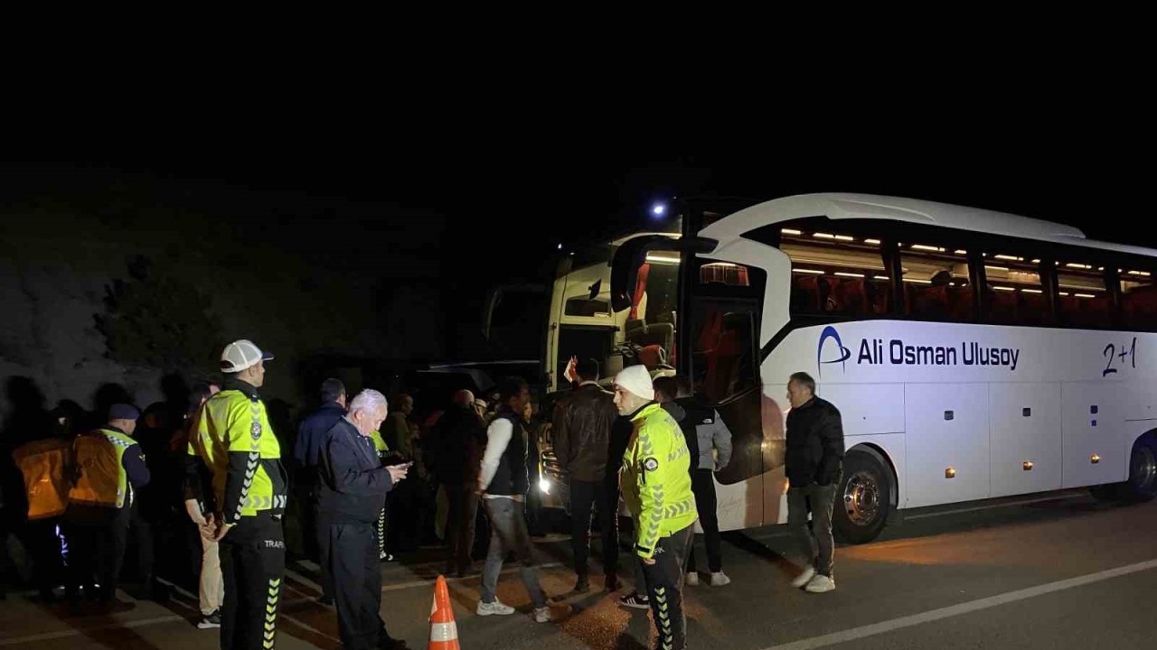 Sinop’ta yolcu otobüsü kazasında 16 yaralı