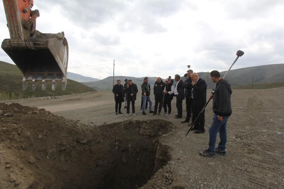 Su arıtma tesisinin inşaatına ilk kazma vuruldu