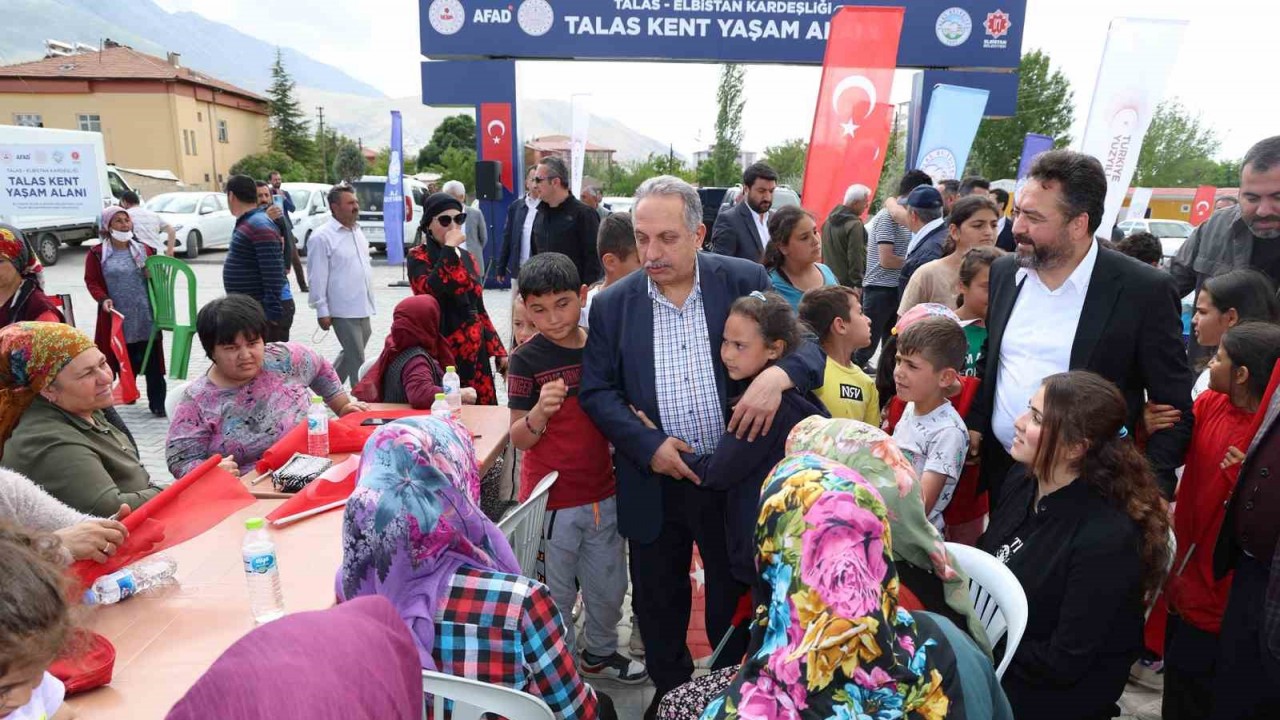 Talas’tan Elbistan’a dayanışma ziyareti