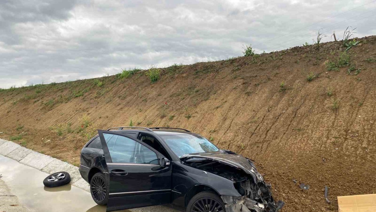 Tekirdağ’da trafik kazası: 1 ölü, 2 yaralı