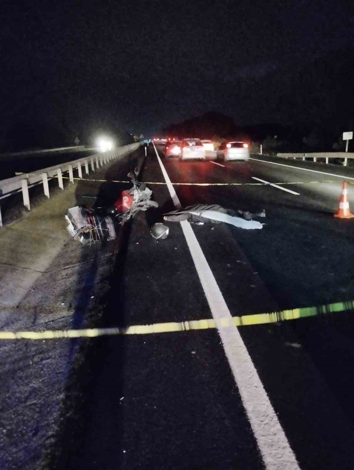 Tekirdağ’da trafik kazası: 1 ölü