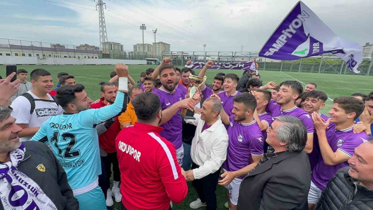 TFF 188 sicil nolu Orduspor, namağlup şampiyon oldu