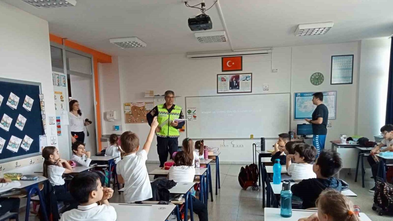 Trafik Haftası’nda öğrencilere eğitim verildi