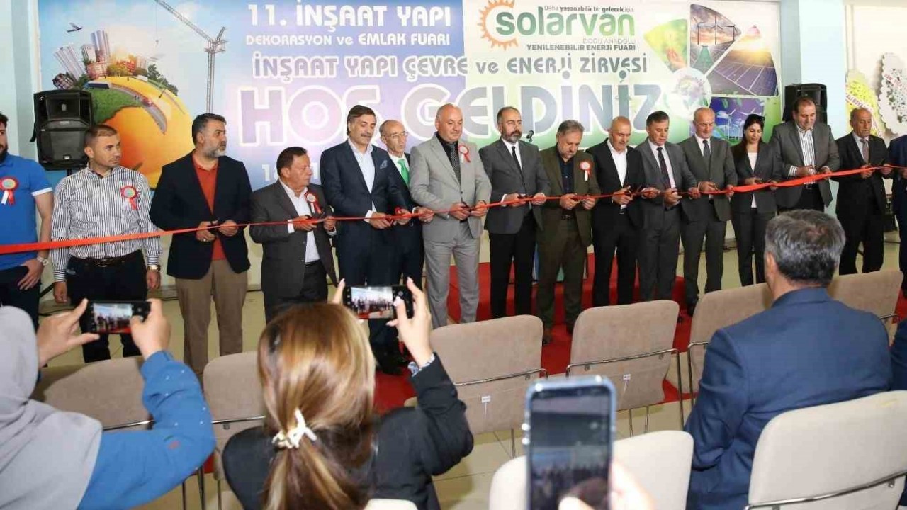 Van’da İnşaat Yapı ve Yenilenebilir Enerji Fuarı kapılarını açtı