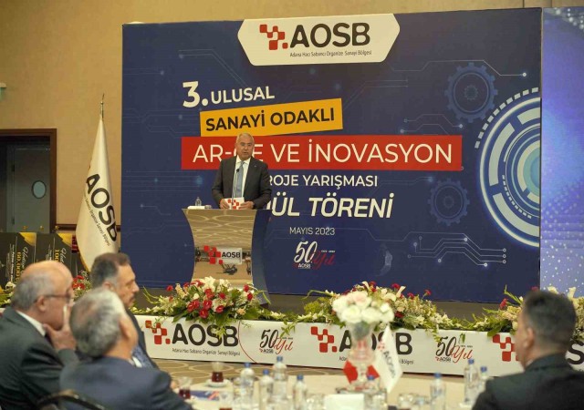 AOSBde 3.Ulusal Sanayi Odaklı Ar-ge ve İnovasyon proje yarışmasında ödüller verildi