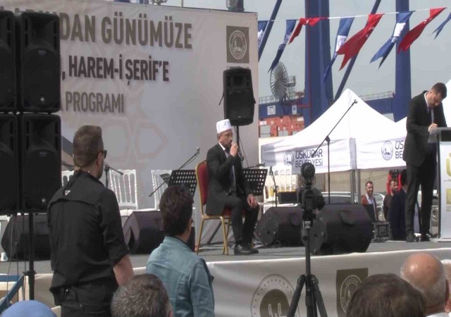 Hacı adayları Üsküdarda düzenlenen programla uğurlandı