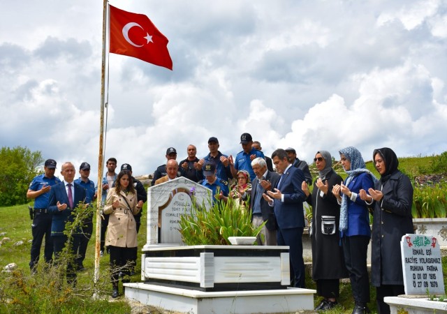 Şehit Cemalettin Topçu şahadetinin 46. yılında kabri başında anıldı