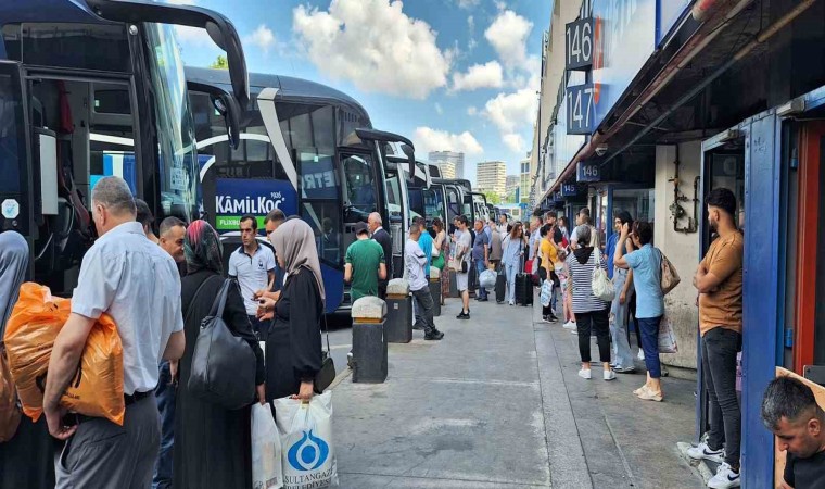 15 Temmuz Demokrasi Otogarında bayram öncesi yoğunluk yaşandı