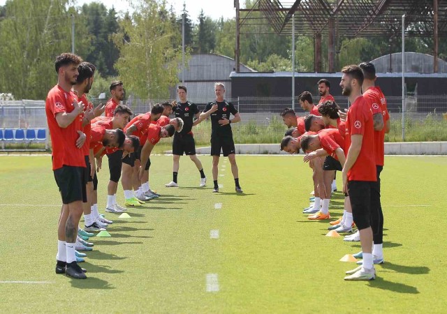 A Milli Takım, Letonya maçının hazırlıklarını tamamladı