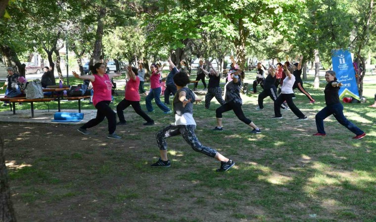 Açık havada spor keyfi başlıyor