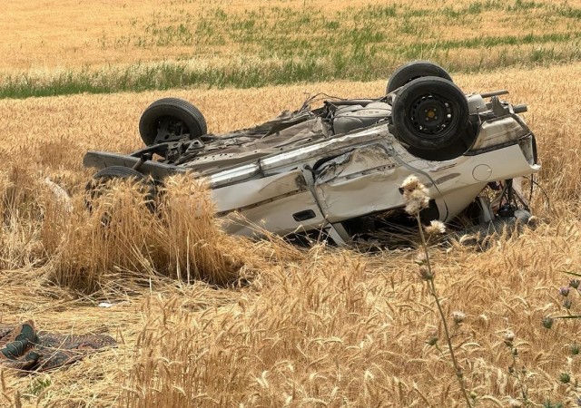 Adıyamanda feci kaza: 1 ölü, 1 yaralı