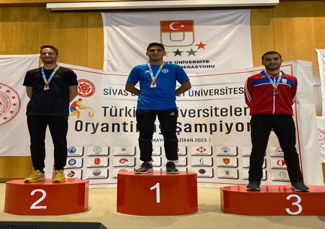 Anadolu Üniversitesi Oryantiring sporcusu altın madalya ile döndü