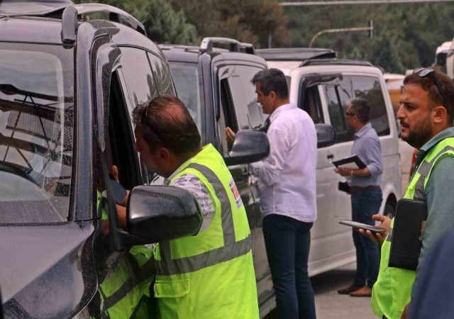 Antalyada turist taşıyan araçlara sıkı denetim