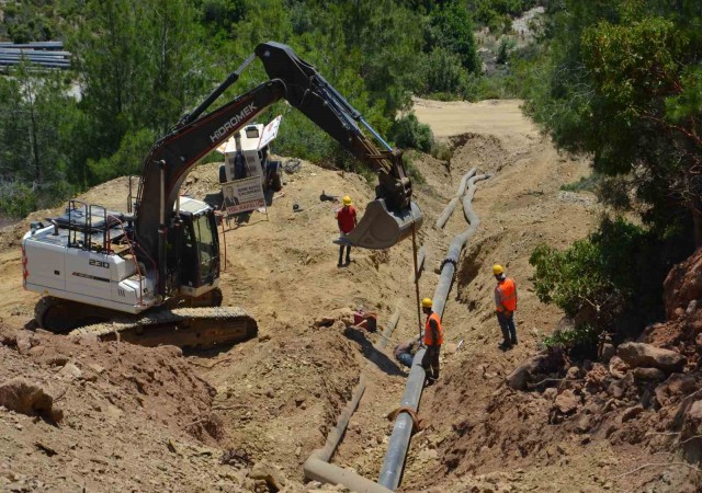 ASATtan Alanya Kargıcaka yeni su deposu