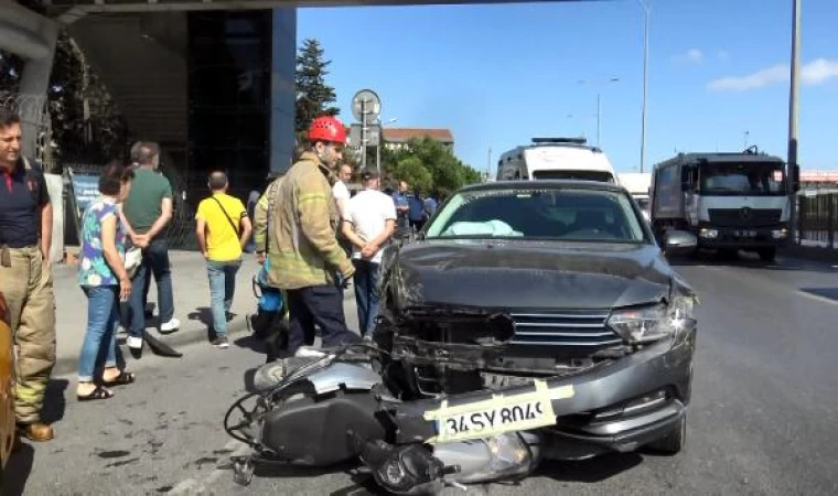 Avcılar’da zincirleme kaza: 2 yaralı