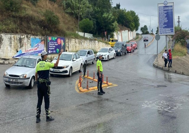 Aydında trafik ekiplerinden YKS seferberliği