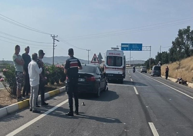 Ayvalıkta elektrikli bisiklet ile otomobil çarpıştı: 1 ölü, 1 yaralı