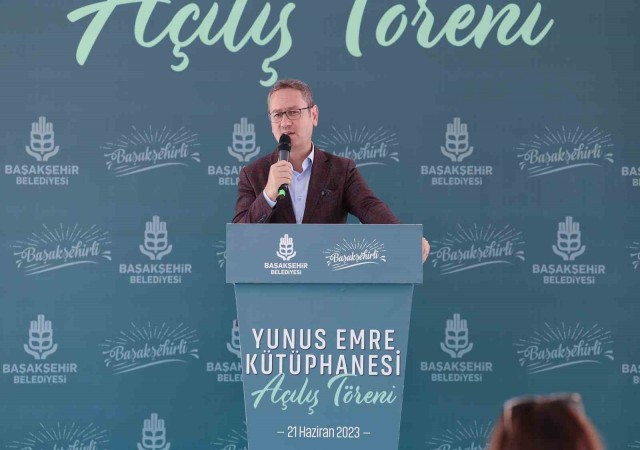 Başakşehirde Yunus Emre Kütüphanesi açıldı