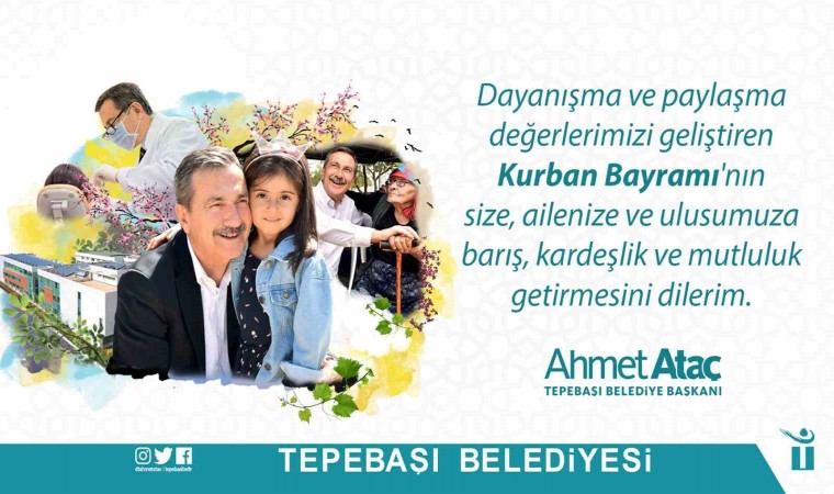 Başkan Ataçtan Kurban Bayramı mesajı