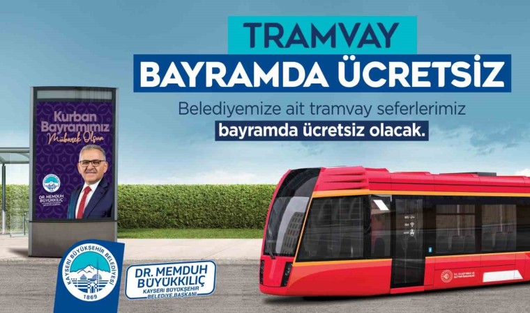 Başkan Büyükkılıçtan Kurban Bayramında “ücretsiz tramvay” müjdesi