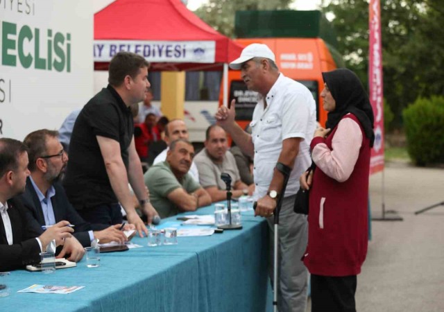 Başkan Dinçer mahalle sakinlerini dinledi